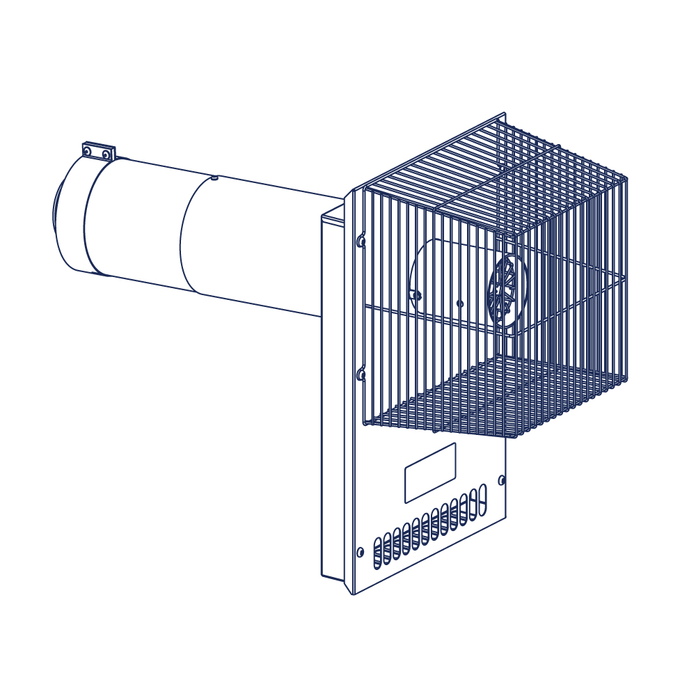 Oilfit External Low Level Horizontal Balanced Flue